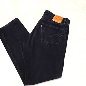 Men's Black Levi's 501 Jeans